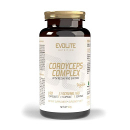 Гриби лікувальні комплекс (Cordyceps Complex), Evolite Nutrition, 60 веган капсул