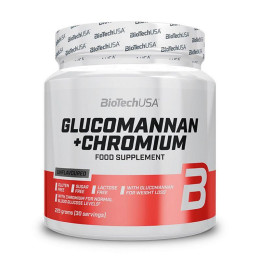 Жироспалювач (Glucomannan + Chromium), BioTech, 225 г, Неприправлений