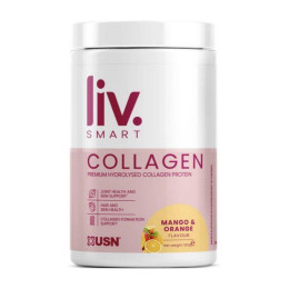 Колаген (LivSmart Collagen), USN, 330 г, Манго апельсин