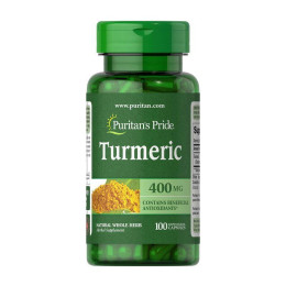 Куркума (Turmeric) 400 мг, Puritan's Pride, 100 капсул