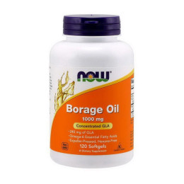 Олія огірковика (Borage Oil) 1000 мг, 120 м'яких капсул