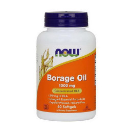 Олія огірника (Borage Oil) 1000 мг, 60 м'яких капсул