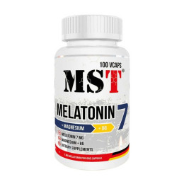 Мелатонін (Melatonin) 7 мг, MST, 100 веган капсул