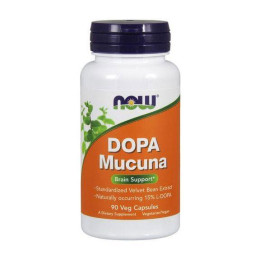 Борошно пекуча Капікачху (Dopa Mucuna), Now Foods, 90 веган капсул