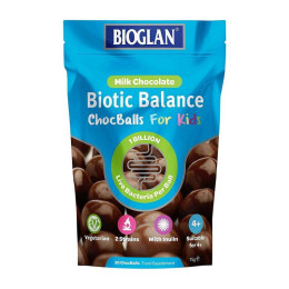 Пробіотики для дітей (Biotic Balance Chocballs For Kids), Bioglan, 30 шоколадних кульок