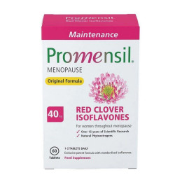 Променіл при менопаузі (Promensil Menopause) 40 мг, PharmaCare, 60 табл.