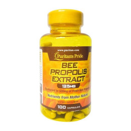 Прополіс Екстракт (Bee Propolis Extract) 125 мг, Puritan's Pride, 100 капсул