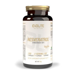 Ресвератрол (Resveratrol) 200 мг, Evolite Nutrition, 100 веган капсул