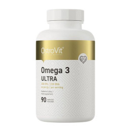 Риб'ячий жир Омега 3 (Omega 3 Ultra), OstroVit, 90 капсул