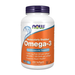 Риб'ячий жир Омега 3 (Omega-3), Now Foods, 200 м'яких капсул