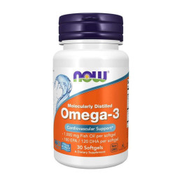 Риб'ячий жир Омега 3 (Omega-3), Now Foods, 30 м'яких капсул