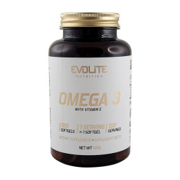 Риб'ячий жир Омена 3 (Omega 3), Evolite Nutrition, 100 капсул