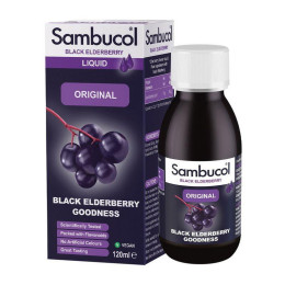 Сироп для імунітету (Black Elderberry Liquid Original), Sambucol, 120 мл