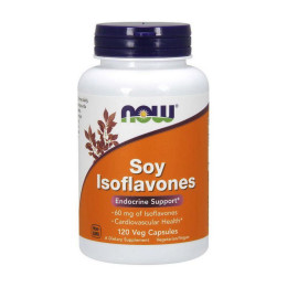 Соєві ізофлавони (Soy Isoflavones), Now Foods, 120 веган капсул