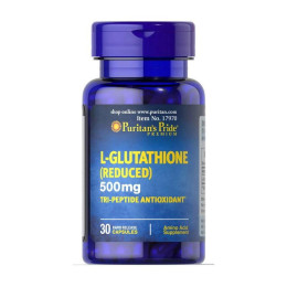 L-Глутатіон (L-Glutathione Reduced) 500 мг, Puritan's Pride, 30 капсул