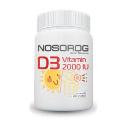 Вітамін Д3 (Vitamin D3) 2000 МО, NOSOROG, 100 табл