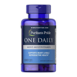 Вітамін та мінерали для чоловіків (One Daily Men's Multivitamin), Puritan's Pride, 100 каплет