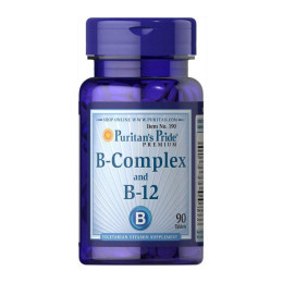 Вітаміни групи В (Vitamin B-Complex та Vitamin B-12), Puritan's Pride, 90 табл.