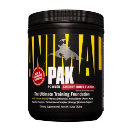 Комплекс вітамінів у порошку Animal Pak Universal Nutrition 411 г, Вишнева бомба