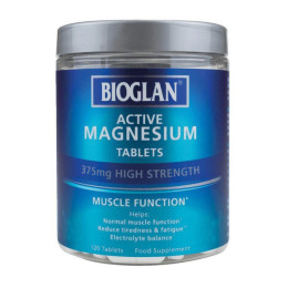 Магній Active Magnesium Bioglan 375 мг, 120 табл.