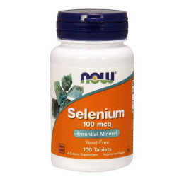 Селен (Selenium) 100 мкг, Now Foods, 100 табл