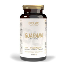 Екстракт Гуарани Evolite Nutrition (Guarana 22% Caffeine), 100 веган капсул