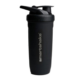 Шейкер Smartshake Reforce Stainless Steel, 900 мл, Чорний