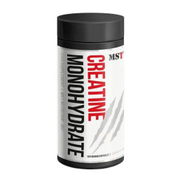 Креатин Моногидрат (Creatine Monohydrate), MST, 120 капсул