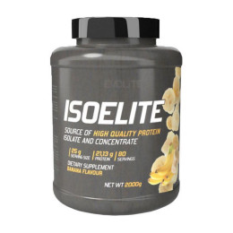 Сироватковий протеїн ізолят Evolite Nutrition Iso Elite 2000 г, Банан