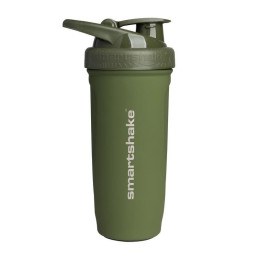 Шейкер металевий Smartshake Reforce Stainless Steel, 900 мл, Армійський зелений