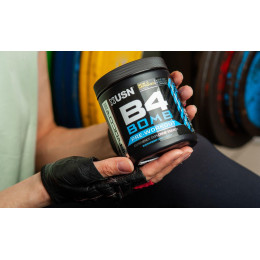 Передтренувальний комплекс USN Atom Bomb Pre-Workout Shot 180 г, Вишня