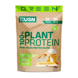 Рослинний протеїн USN 100% Plant Protein 900 г, Ванільний клен