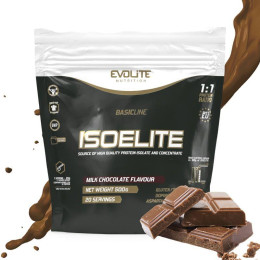 Сироватковий протеїн ізолят Evolite Nutrition Iso Elite 500 г, Молочний шоколад