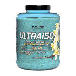 Сироватковий протеїн ізолят Evolite Nutrition Ultra Iso 2000 г, Ваніль