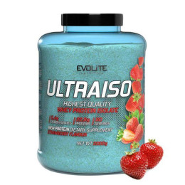 Сироватковий протеїн ізолят Evolite Nutrition Ultra Iso 2000 г, Полуниця