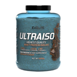 Сироватковий протеїн ізолят Evolite Nutrition Ultra Iso 2000 г, Шоколад