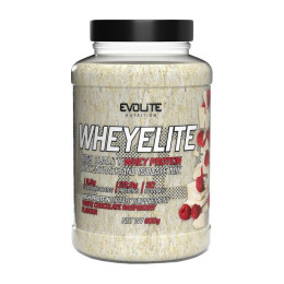 Сироватковий протеїн Evolite Nutrition Whey Elite 900 г, Малина з білого шоколаду.