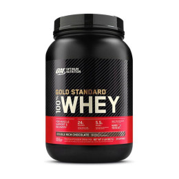 Сироватковий протеїн концентрат Optimum Nutrition 100% Whey Protein 899 г, Полуниця та вершки