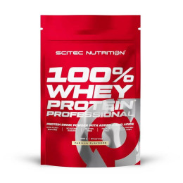 Сироватковий протеїн концентрат Scitec Nutrition 100% Whey Protein Professional 1000 г, Шоколад печиво з кремом.