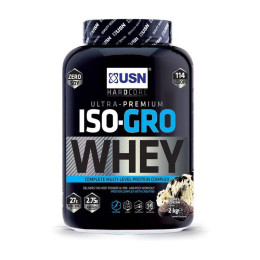 Сироватковий протеїн концентрат USN Iso-Gro Whey 2000 г, Печиво та крем