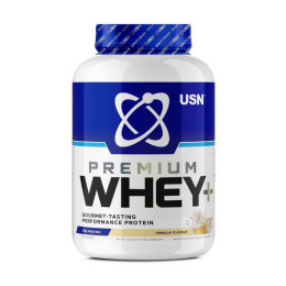 Сироватковий протеїн концентрат USN Whey+ Premium Protein 2000 г, Ваніль