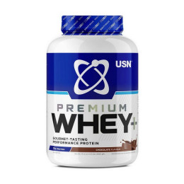 Сироватковий протеїн концентрат USN Whey+ Premium Protein 2000 г, Шоколад