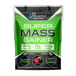 Гейнер Powerful Progress Super Mass Gainer 2000 г, Капучіно