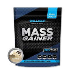 Гейнер Willmax Mass Gainer 2000 г, Ананас-кокос