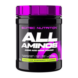 Амінокислотний комплекс Scitec Nutrition (All Aminos) 340 г Зелений чай малина