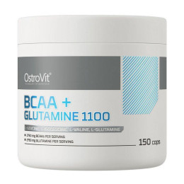 Амінокислоти BCAA + Glutamine OstroVit 150 капсул