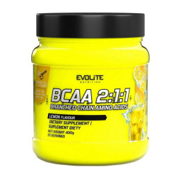 Амінокислоти BCAA 2:1:1 Evolite Nutrition 400 г, Лимон