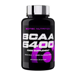 Амінокислоти BCAA 6400 Scitec Nutrition 125 табл