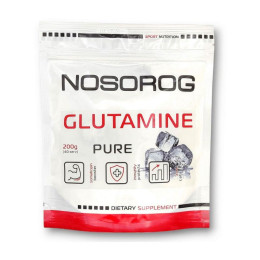 Глютамін у порошку NOSOROG (Glutamine) 200 г, Чистий