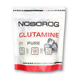 Глютамін у порошку NOSOROG (Glutamine) 400 г, Чистий